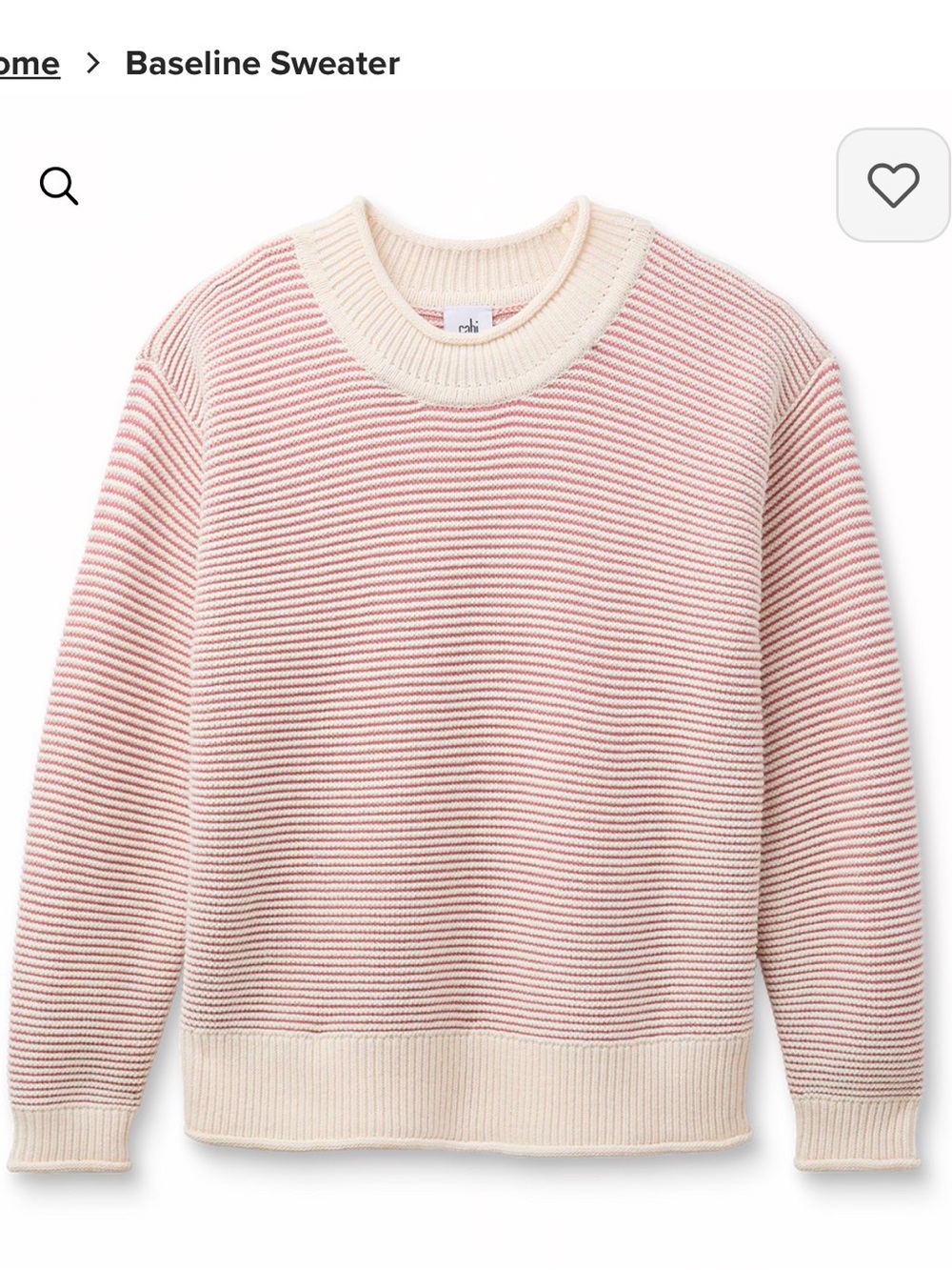 cabi Baseline Sweater Size Large EUC